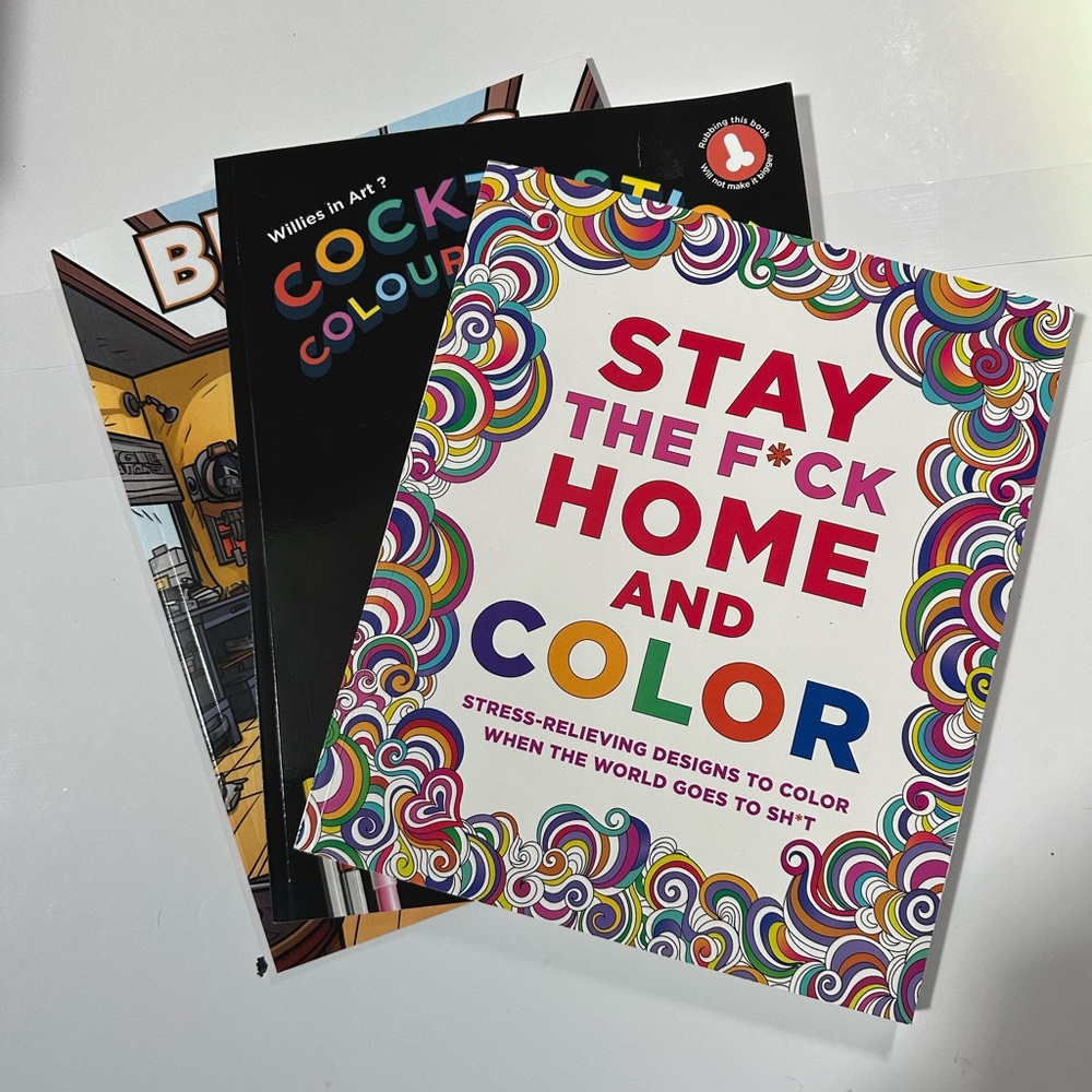 Adult content colouring books LOT OF 3